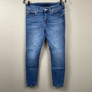True Religion Halle Mid Rise Super Skinny Jeans Medium Wash Sz 29